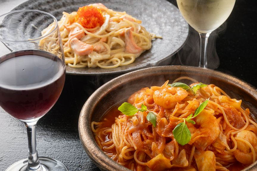 ［オススメ］サーモンとトビコのクリームパスタ