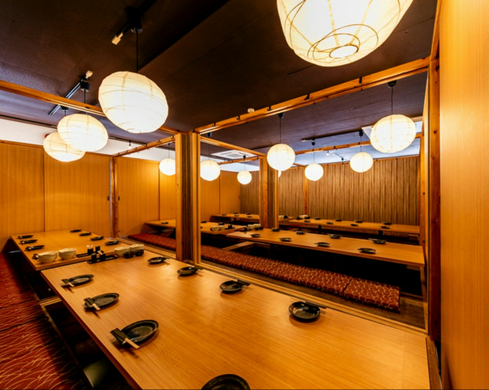 現地集合も可能。大型居酒屋で各種宴会や各種パーティー