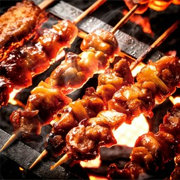 炭火焼き鳥　モモ串