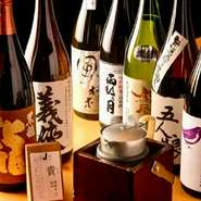 【 ★地 酒 と 全 国 各 地 の 日 本 酒 】20種類以上完備しております