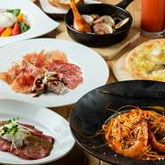 おしゃれな空間で、広々とした席が特徴。美味しいイタリアンを楽しめるお店で、女子会や友人との食事に最適な場所です。落ち着いた雰囲気の中で、ゆったりとした時間を過ごすことができます。
