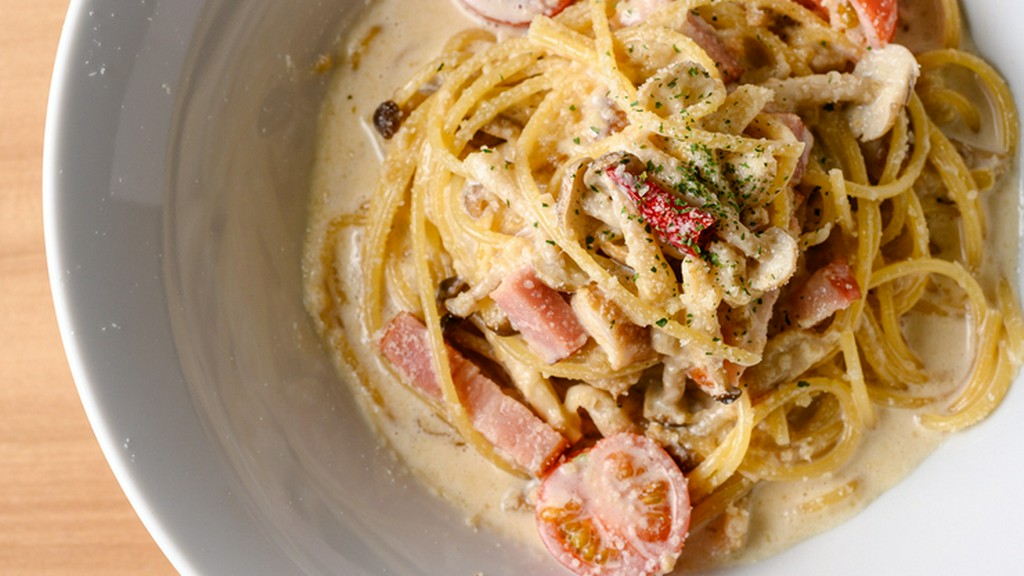 “贅沢パスタ”のイチオシ『ポルチーニ茸のクリームパスタ』