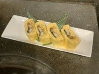 鰻と卵の贅沢な組み合わせ。