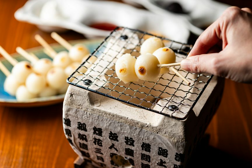 人気のお団子食べ放題