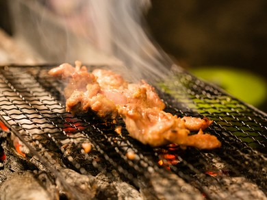地鶏の鉄板焼き～柚子胡椒～
