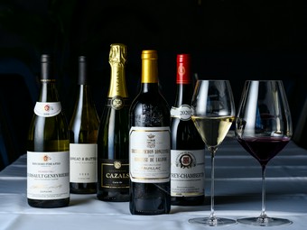 料理に合わせて厳選された『ワイン』 