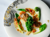 メニューは昼夜共にコースのみとなります。掲載料理の画像は一例です。当日の仕入れによって料理の内容は異なります。