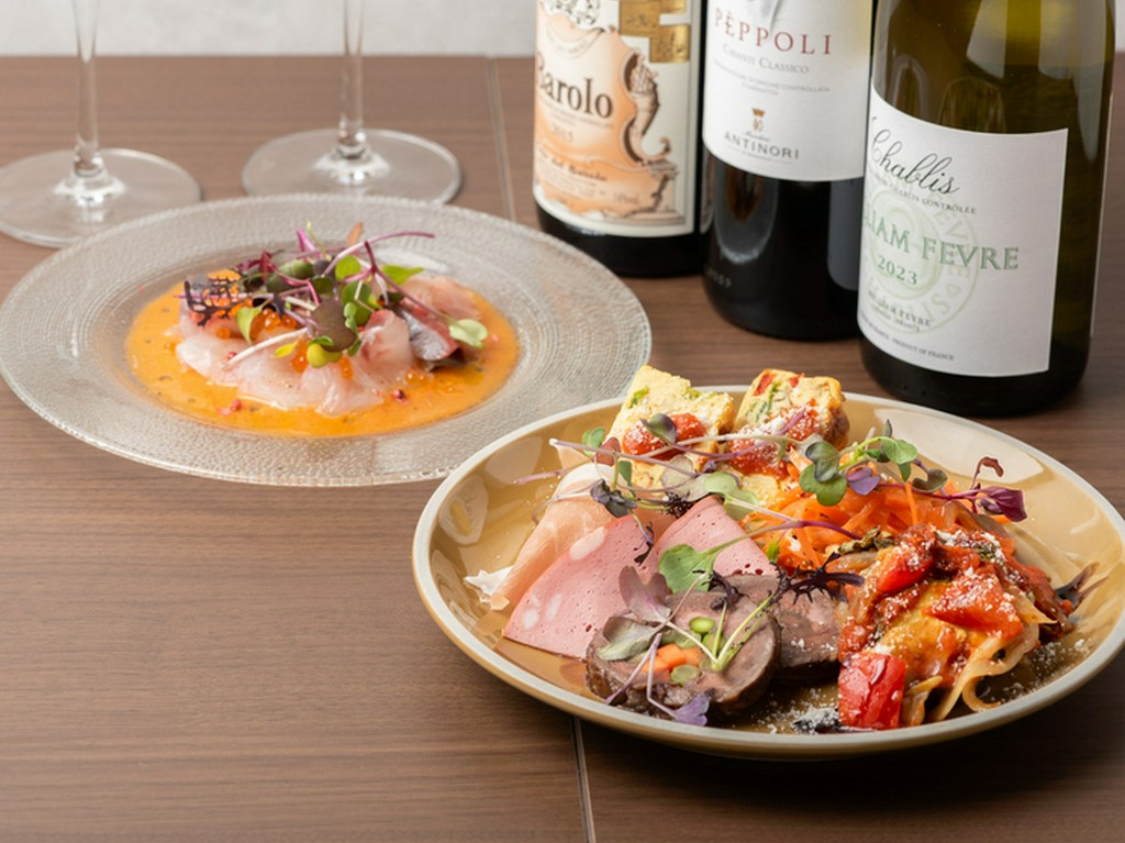 見た目にもこだわったメニューは大人の女子会にも最適