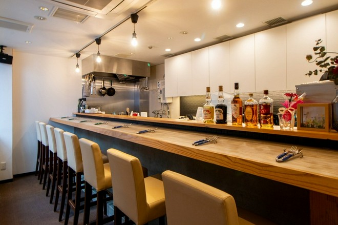 カウンター席がある