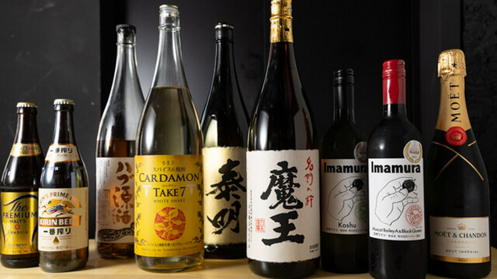 クラフトビールから定番ビールまで、5種類の瓶ビールを味わえる
