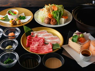 厳選した出汁と薬味で肉の旨みを引き出す『しゃぶしゃぶ』