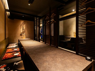 高級感漂う雰囲気の中で歓送迎会を