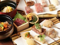 特製のデザートプレートが華やかに彩る特別コースです！記念日、お祝いなど特別な日にオススメ！全国各地の厳選した食材を贅沢にお楽しみいただけます。