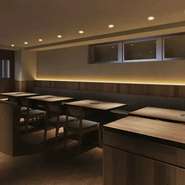 1階の座席。階段を使えない方や車いすの方はこちらをどうぞ。