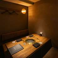 2名〜16名、シーンに合わせて使い勝手の良い個室を完備