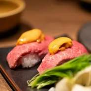 炙り寿司2貫盛り