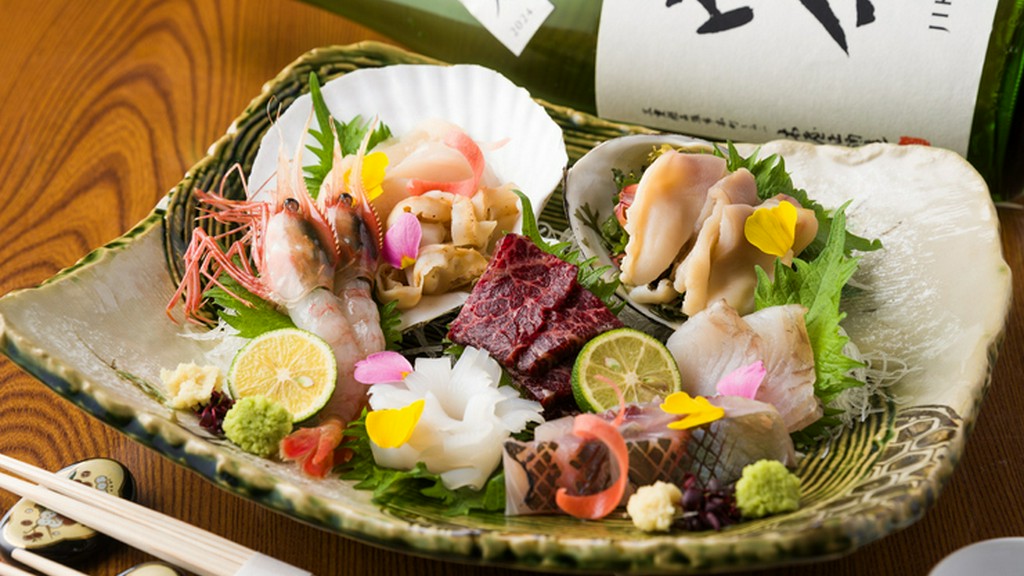 旬の鮮魚をはじめ、吟味された良質な食材をくつろぎ空間で堪能