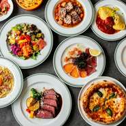 コース料理や飲み放題プランも充実。開放的な空間で仲間と語らいながら、記憶に残る歓送迎会をお楽しみください。