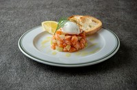 salmon & celery tartar　
