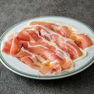 dry-cured ham & seasonal fruits