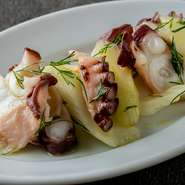 marinated octopus & celery