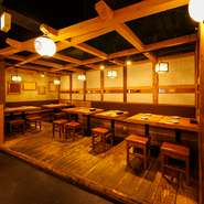 ご友人同士の飲み会はもちろん、デートや記念日、企業宴会など、プライベートからビジネスシーンまで幅広いニーズにお応えいたします。