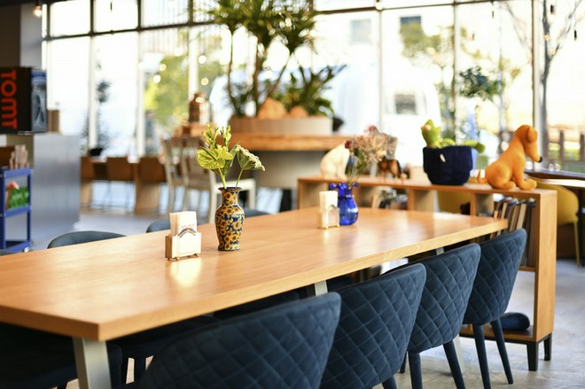 食器・内装にこだわっている