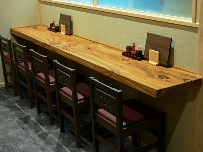 カウンター席がある