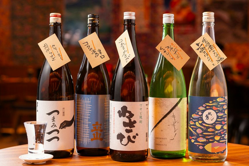 <和食に合わせて>上品なお茶割りも各種