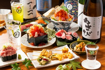 すしわさびと言えば！のツナサンドやバラチラシが楽しめるお気軽コース♪