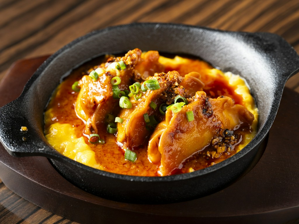 四川風餃子のチリソース