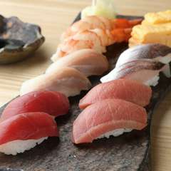 技で楽しむ旬『握り』『刺身』