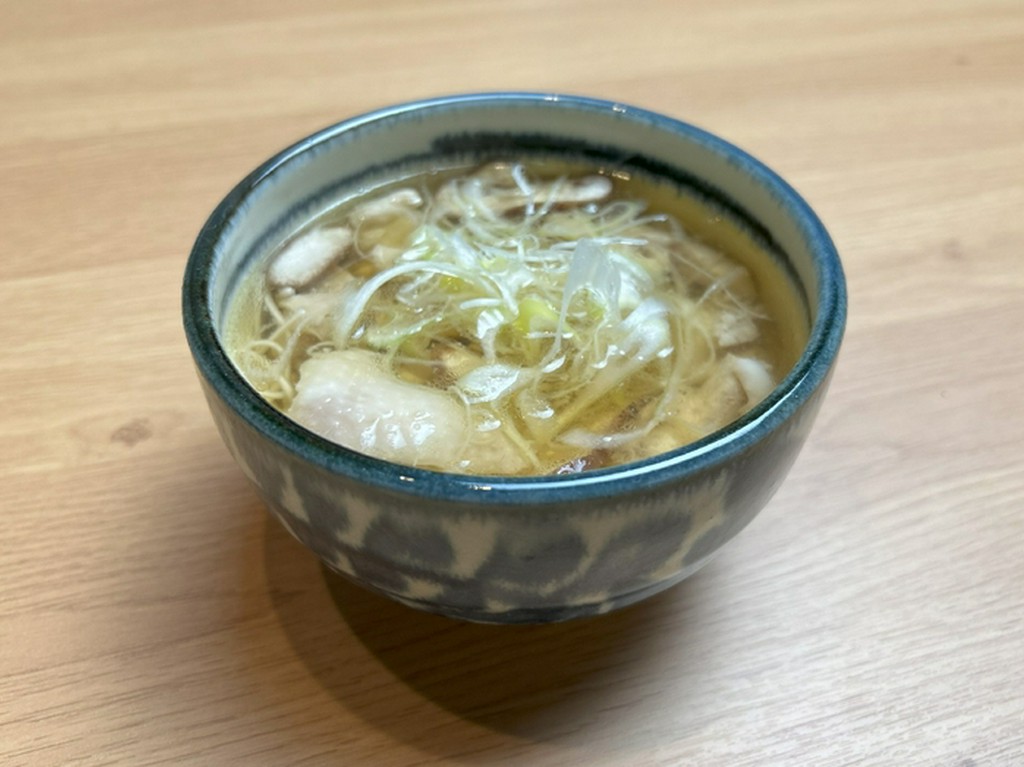 鶏としいたけのそーめん　