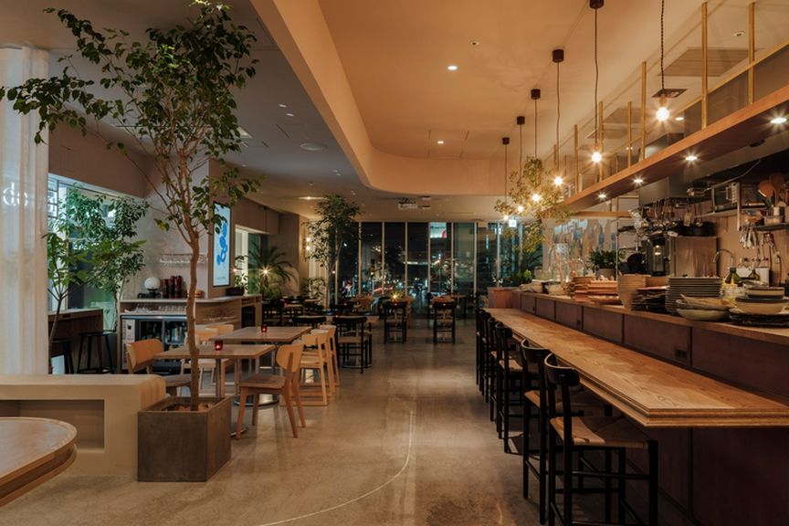 自然体で過ごせる雰囲気が魅力で、二人の時間に寄り添ってくれる