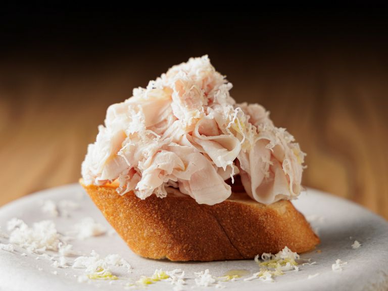 本日のブランド豚の自家製ブルスケッタ