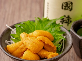 厳選うにをそのまま楽しむ『うに刺し』