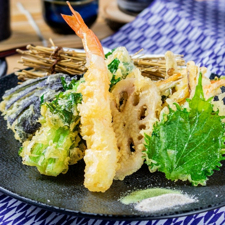 天ぷらの盛り合わせ