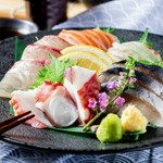海鮮5種盛り（一人前1切れ）