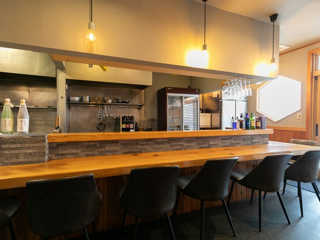 カウンター席がある