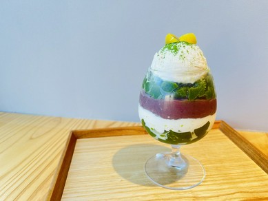 和パフェの名作。ひと口ごとに幸福感が増す『抹茶パフェ』