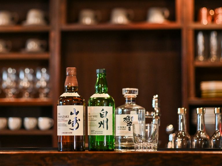 ウィスキー他アルコールメニューもあり