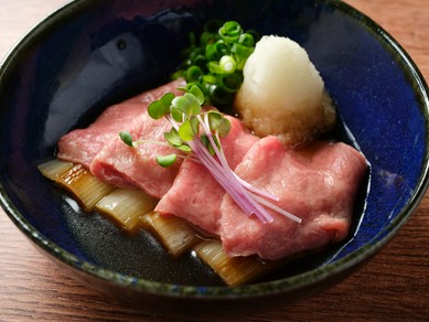 赤身ならではの力強い旨みを楽しめる逸品『熊本和牛 あか牛しゃぶしゃぶポン酢』