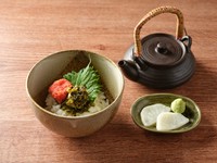 明太高菜茶漬け