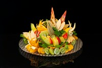 10名以上のグループに。旬のフルーツを彩り良く盛付けた『フルーツ盛り合わせ』