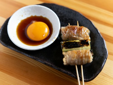 すき焼きを一本で。贅沢な一口『すき焼き串』