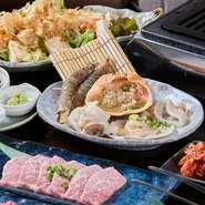 ブランド牛を味わう、大人な焼肉デートにもおあつらえ向きなお店。二人の楽しい食事には、上質なお肉をとことん味わうコースがイチオシです。くつろぎの空間もまた、いつもと違うデートを演出してくれます。
