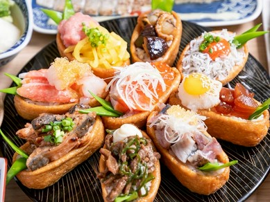 彩り豊かないなり寿司♪バリエーションも豊富です！