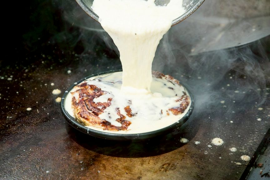 ライブ感満載★迫力の鉄板焼きメニューもご賞味ください!