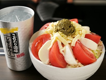 “新感覚”モッツァレラとバジルのハーモニー『マルゲリータもんじゃ』