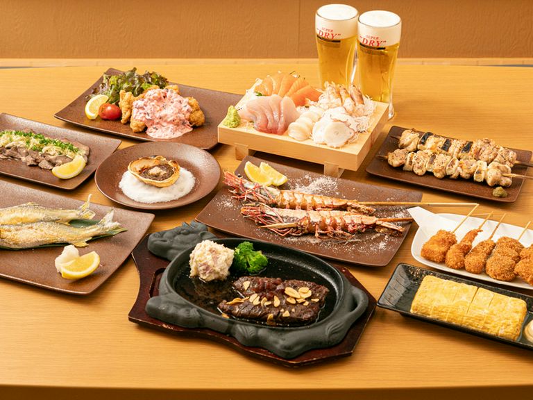 旬のオススメ＆飲み放題付コース料理も必見